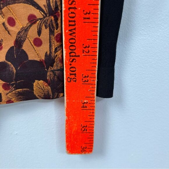 Anthropologie Maeve Floral Silk Panel Tunic Shift  Dress Lined Sz XS - Picture 5 of 16